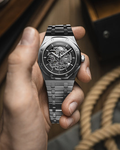 Royal Seikoak Frosted Skeleton