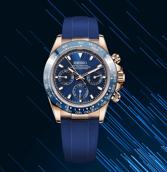 SEIKO MOD | DAYTONA | BLUE | BLUE DIAL